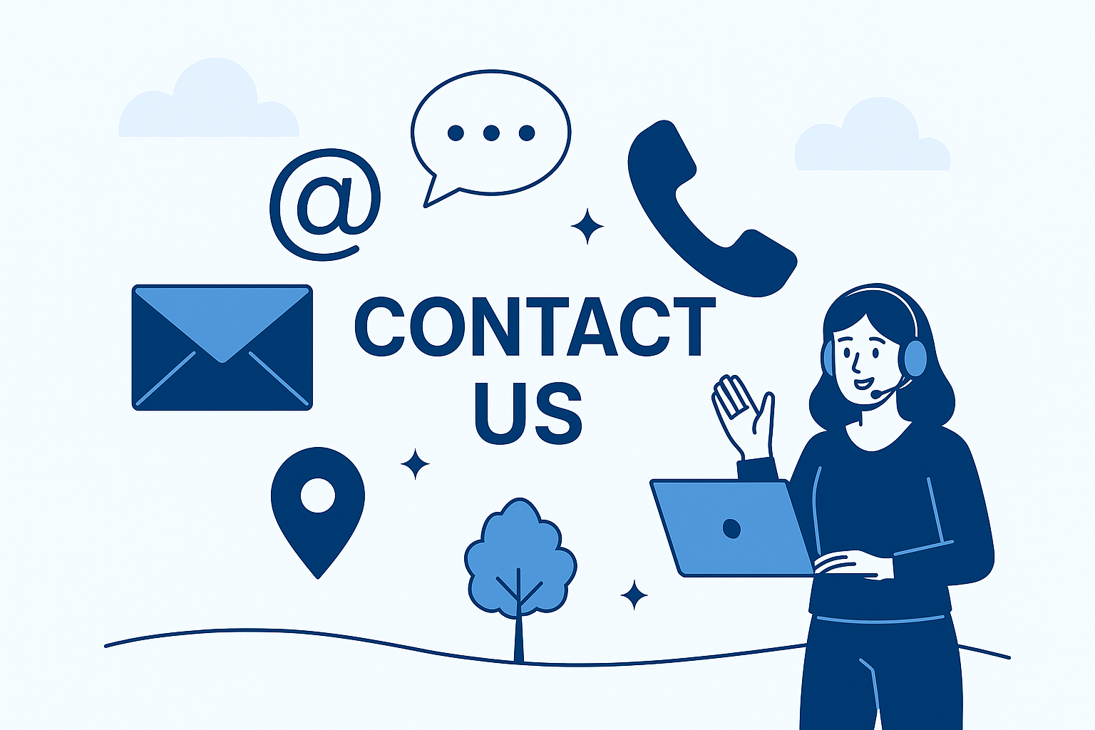 Abstract image representing communication and connection